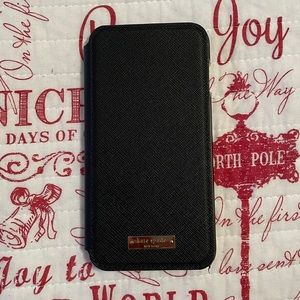Kate Spade iPhone 7 Plus Wallet Phone Case Black